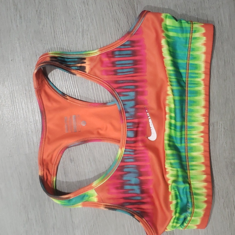 Nike Pro tie-dye sports bra small
